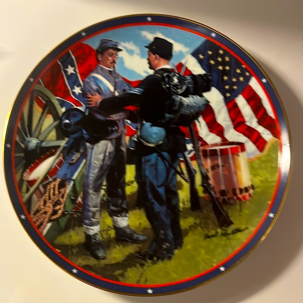 The American Civil War Plate Abraham Lincoln